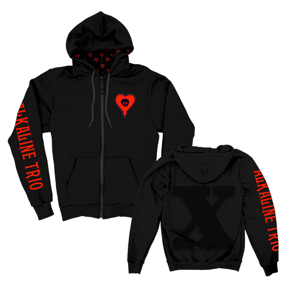 Alkaline Trio (Heartskull) Zip-Hood